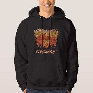 Fireheart Phoenix Bird Fire Love Mythical Magic Fa Hoodie