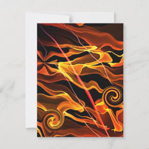 Firelight Postcard