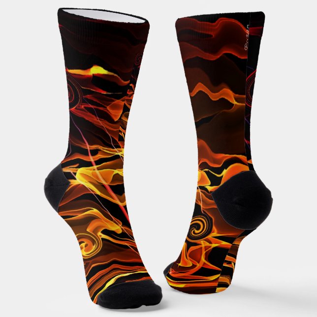 Firelight Socks (Angled)