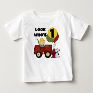 Fireman 1st Birthday Tshirts and Gifts