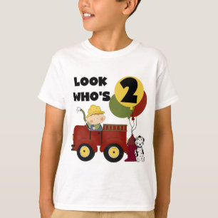 Fireman 2nd Birthday Tshirts and Gifts