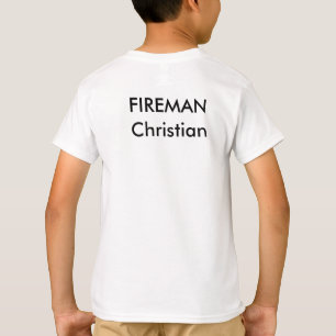 Fireman, add name to shirt