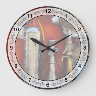 Fireman - An Assortment of Nozzles Large Clock