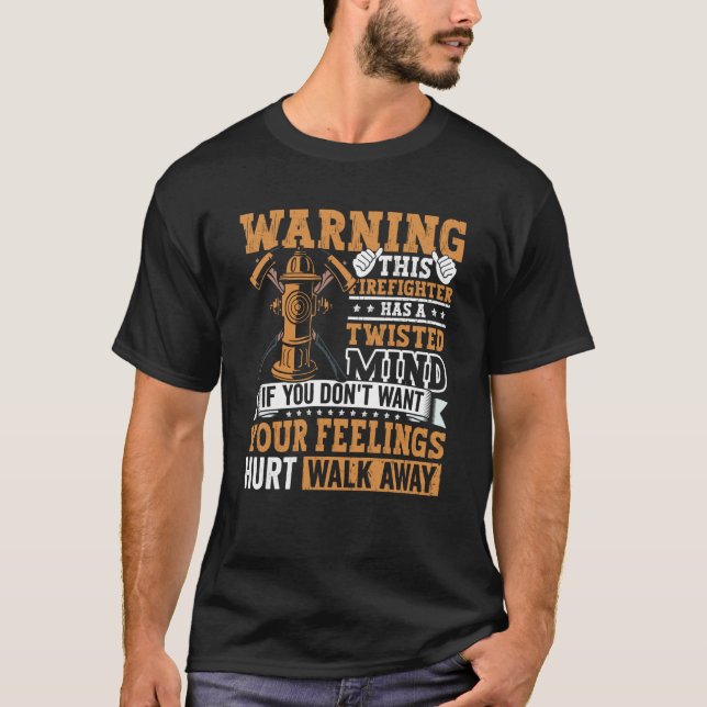 Fireman Apparel  Firefighter Firefighting for Men  T-Shirt (Front)