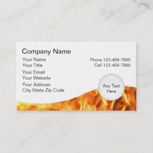 Fireman Business Cards