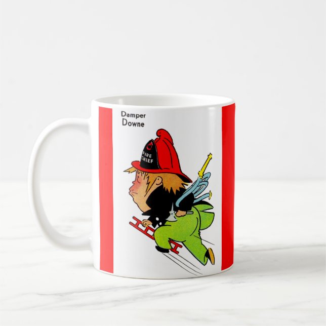 fireman Damper Downe Coffee Mug (Left)