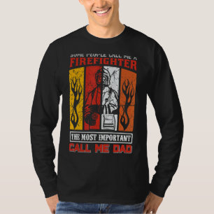Fireman Department Hero Firetruck Volunteer Firefi T-Shirt