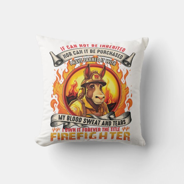 Fireman Donkey Cushion (Front)