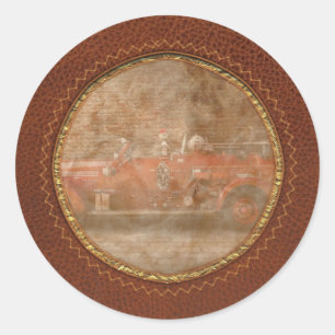 Fireman - FGP Engine No2 Classic Round Sticker