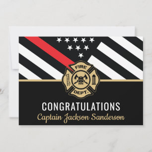 Fireman Fire Department Flag Firefighter Retirment