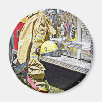 Fireman Firefighting Suit and Truck