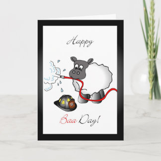 fireman firewoman birthday greeting card
