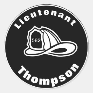 Fireman Hat Stickers