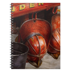 Fireman - Hats - I volunteered for this Spiral Notebook