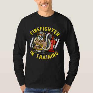 Fireman in training animal lovers children T-Shirt