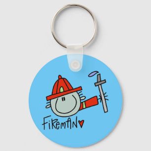Fireman Keychain