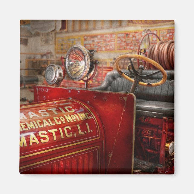 Fireman - Mastic chemical co Magnet (Front)