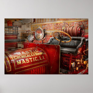 Fireman - Mastic chemical co Poster