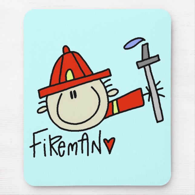 Fireman Mousepad (Front)