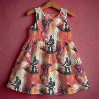 Fireman Pink Fabric