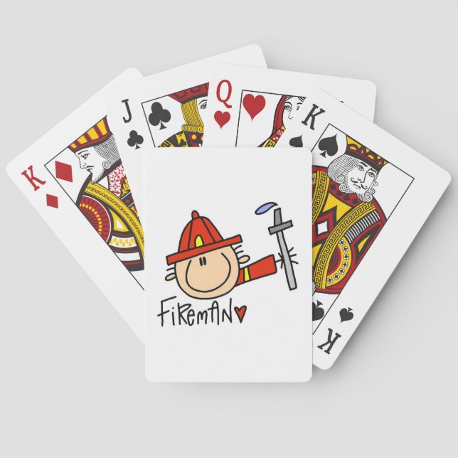 Fireman Playing Cards (Back)