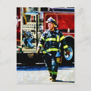 Fireman Postcard