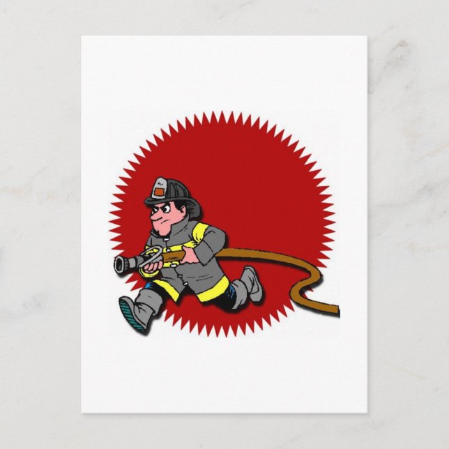 Fireman Postcard (Front)
