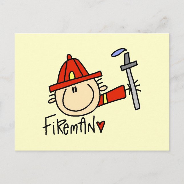 Fireman Postcard (Front)