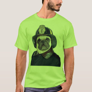 Fireman Pug t-shirt
