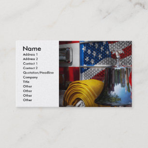 Fireman - Red Hot Business Card