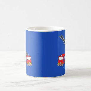 Fireman’s Red Fire Trucks Coffee Mug