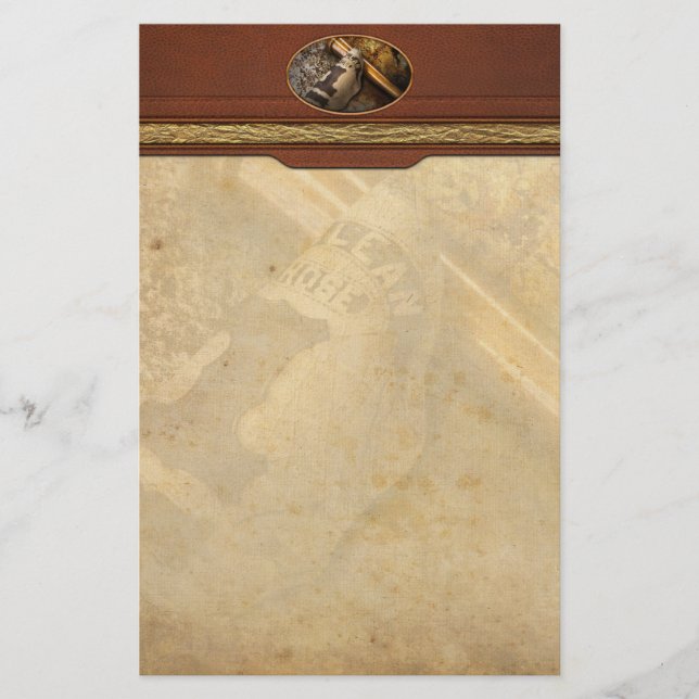 Fireman - Saluting a hero Stationery (Front)