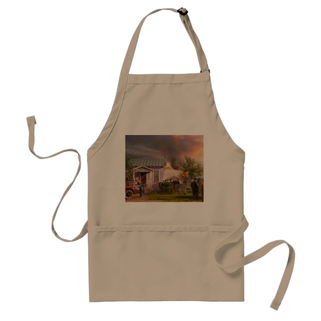 Fireman - Terry MT - Volunteer firefighters 1939 Standard Apron (Front)