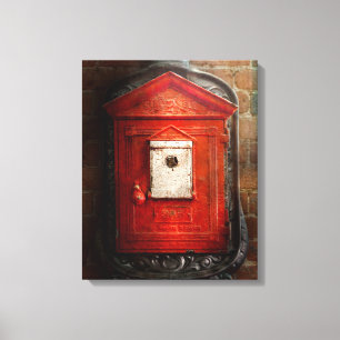 Fireman - The fire box Canvas Print