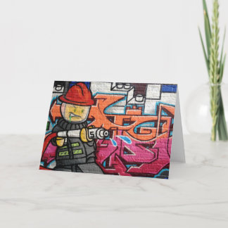 fireman toy card