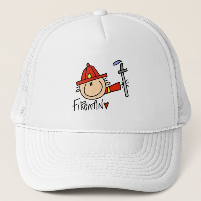 Fireman Trucker Hat (Front)