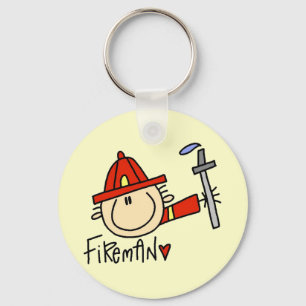 Fireman Tshirts and Gifts Key Ring