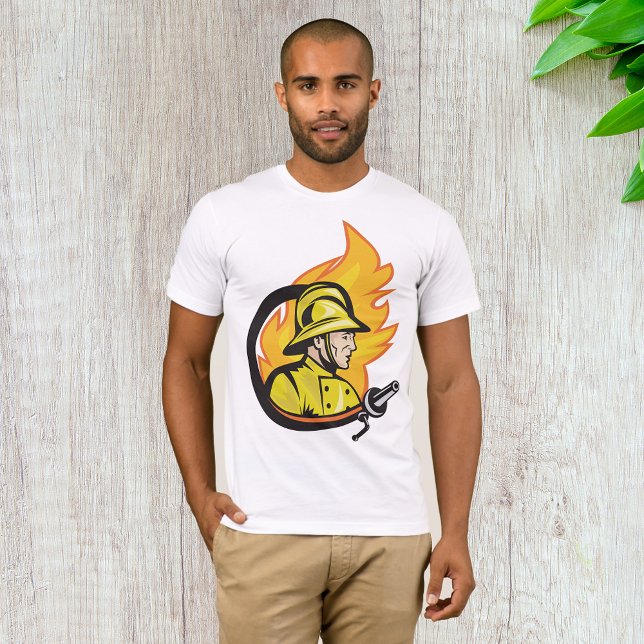 Fireman With A Hose Mens T-Shirt (Creator Uploaded)