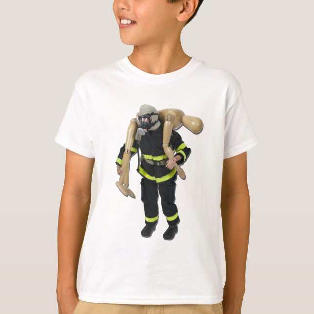 FiremanCarryPerson042911 T-Shirt (Front)