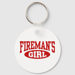 Fireman's Girl Key Ring