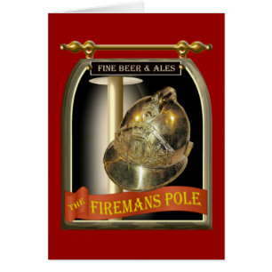 Firemans Pole Pub Sign