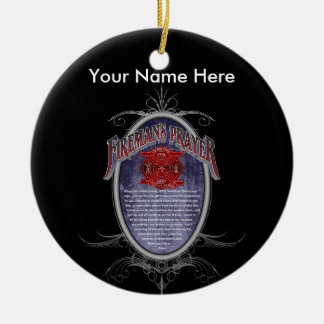 Firemans Prayer_ Ceramic Tree Decoration