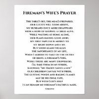 Fireman's Wife's Prayer