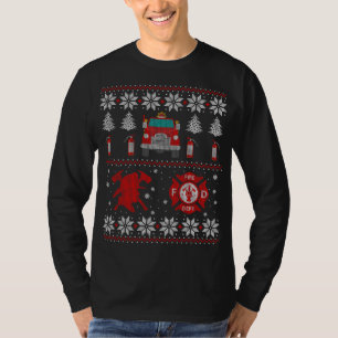 Firemen Firefighter Christmas Ugly Xmas Sweater