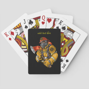 Firemen Playing Cards