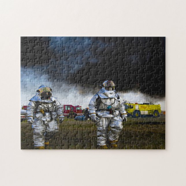Firemen Toledo Ohio. Jigsaw Puzzle (Horizontal)