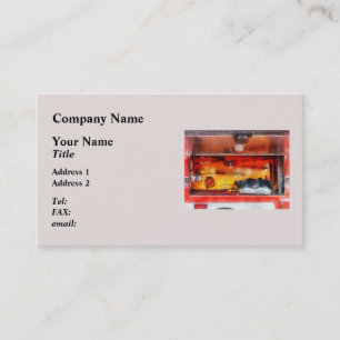 Firemen's Tools of the Trade Business Card