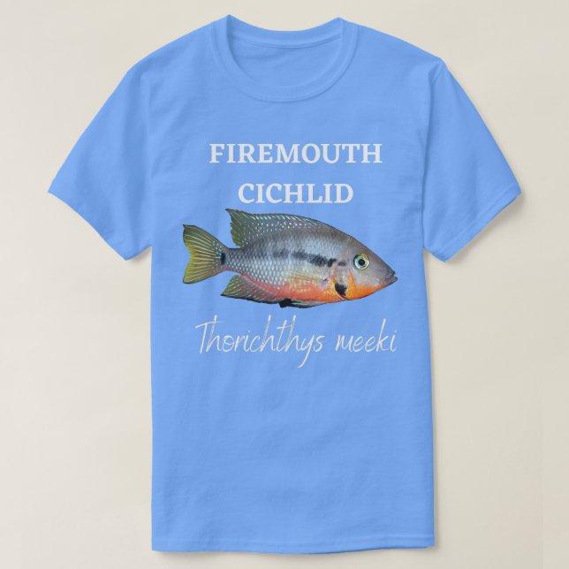 Firemouth Cichlid T-Shirt (Design Front)
