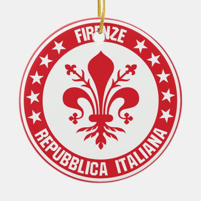Firenze                                            ceramic tree decoration (Front)