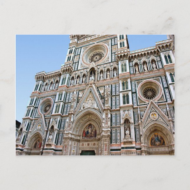 Firenze Duomo - Cathedral fascade Postcard (Front)